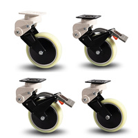 Roulettes de nivellement réglables en hauteur pour machines industrielles robustes, type Footmaster
