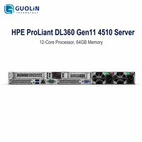 Serveur en rack HPE ProLiant DL360 Gen11 4510 1U, nœud de calcul polyvalent 1U pour serveur d'entreprise à charge de travail mixte à usage général