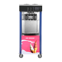 Machine à glace molle commerciale pas chère à vendre, prix de la machine à faire de la glace molle