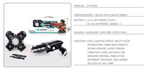 ชุดของเล่นปืนยิงและโล่ป้องกันแบบอินฟราเรดอิเล็กทรอนิกส์สำหรับเด็ก - Product Image 4