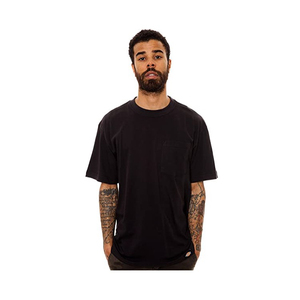 Oem/ODM Heavyweight Chất Lượng Cao 100% Cotton Màu Đen Trống Thời Trang Dạo Phố Drop Shoulder Quá Khổ Mens T Áo Sơ Mi - Product Image 1