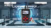 NCFKOS KW210 Testeur de batterie plomb-acide 12V avec imprimante Équipement de test efficace