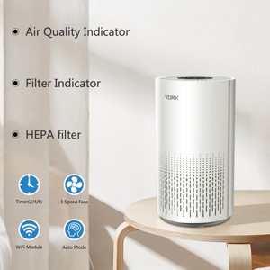 Purificateurs <span class=keywords><strong>d</strong></span>'<span class=keywords><strong>air</strong></span> à haute efficacité très vendus pour la maison, grande pièce, filtre HEPA H13 pour la fumée, la poussière et les pollens - Product Image 5