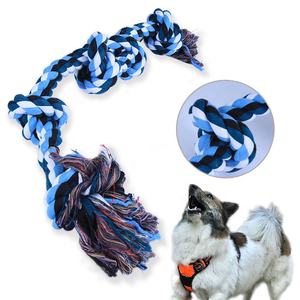 Palla di cotone rosa resistente intrecciata annodata Extra <span class=keywords><strong>Large</strong></span> Heavy Duty Pet peluche corda per cani giocattoli per masticatori aggressivi - Product Image 1