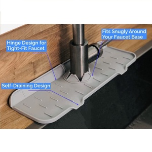 Tapis de séchage classique en silicone anti-éclaboussures, résistant à l'eau et écologique, idéal pour la cuisine et la maison - Offre Spéciale - Product Image 5