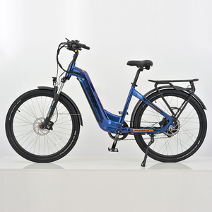 GEOBYKE Vélo électrique de ville 27.5 pouces pour femmes vélo électrique de route Step-Through 500W/750W vélo électrique 7 vitesses à <span class=keywords><strong>cadre</strong></span> <span class=keywords><strong>bas</strong></span> - Product Image 4