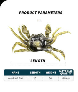 <span class=keywords><strong>Leurre</strong></span> <span class=keywords><strong>souple</strong></span> Oem Bionic <span class=keywords><strong>Leurre</strong></span> de pêche <span class=keywords><strong>souple</strong></span> 10cm 34g Appât artificiel réaliste <span class=keywords><strong>Leurre</strong></span> de pêche au <span class=keywords><strong>crabe</strong></span> - Product Image 3