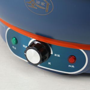 Tempered Glass Lid For <b>Electric</b> <b>Steamer</b> 36 Cm 38 Cm 40 Cm With Blue Handle And Safety Label - Product Image 3