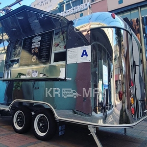 2025 Catering Concession Trailers Fully Equipped Fast Cart Coffee Ice <b>Mobile</b> <b>Kitchen</b> Food Truck - Product Image 1