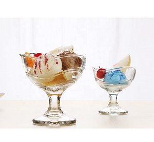 Gelato Tazza di Vetro Tazze di Vetro Ice Cream Sundae Crema di Ghiaccio Personalizzato <span class=keywords><strong>Ciotola</strong></span> di Vetro - Product Image 3