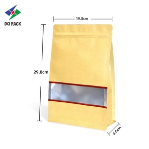 DQ PACK Vente en gros de sachets en papier kraft avec fermeture éclair, sachets refermables pour l'emballage des aliments, des noix, du café, du thé, fournisseur - Product Image 3