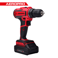 AEROPRO L901 Perceuse Visseuse Sans Fil 20V Kit 2 Vitesses Variables Mandrin Auto-Serrant Mini Perforateur Outils Personnalisables pour Application Bois et Acier