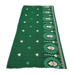 Women's Long <b>Chiffon</b> Hijab <b>Scarf</b> Floral Rhinestone Embroidered Lightweight Breathable Summer Shawl Wholesale - Product Image 2