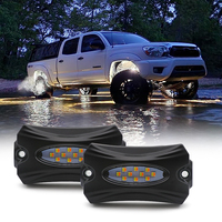 Feux de roche LED jaunes SEKO 12V pour mini camion, VTT, 4x4, tout-terrain, SUV avec garantie de 2 ans