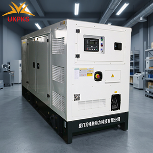 เครื่องกำเนิดไฟฟ้าดีเซลแบบโครงเปิด UKPKS 100kW 3 เฟส 4 สาย 230V 50/60Hz ระบายความร้อนด้วยน้ำ พร้อมระบบ ATS ควบคุมด้วยไฟฟ้า 24V DC ระยะไกล ประสิทธิภาพ 100% - Product Image 3