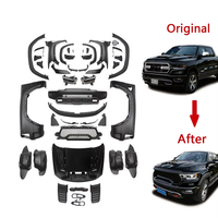 Neues Umbau-Karosseriekit für Dodge RAM 1500 2013-2018 Upgrade auf Dodge RAM 1500 TRX 2019-2021