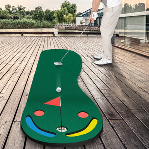 Green de golf réaliste en forme de rein, surface en PVE de 98 pieds - Product Image 4