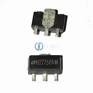 Smd ht7750a regulador de borracha baixa, 1 ht7750 regulador de circuito sot 89 chip