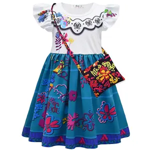 Robe d'été du <span class=keywords><strong>film</strong></span> magique pour filles, costume avec sac, tenue d'<span class=keywords><strong>halloween</strong></span> pour enfants, nouvelle collection <span class=keywords><strong>2022</strong></span>, vente en gros - Product Image 1