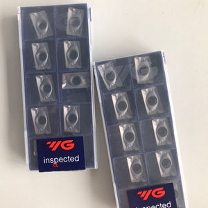 Inserts YGs en gros APKT160408PDER YG602, plaquettes en carbure de tungstène carrées, lame de 20 mm, épaisseur de 2,0 mm, revêtement PCD, outils de coupe OEM - Product Image 5