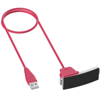 Pour Fitbit Alta HR Chargeur avec bouton de réinitialisation Chargeur USB de remplacement Câble de charge pour Alta HR Fitness Smart Watch