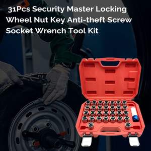 <span class=keywords><strong>Llave</strong></span> de tuerca de <span class=keywords><strong>rueda</strong></span> de bloqueo Maestro de seguridad, kit de herramientas de repuesto para Mercedes Benz, 31 unidades - Product Image 3