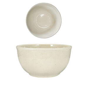 Tazón de Cerámica FONT LINE DIAM. 16CM BEIGE - Product Image 1