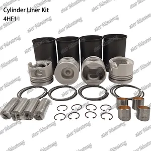 4HF1 Cylinder Liner Piston Kit 8-97176-727-0 8-97095-585-1 8-97331-686-1 Suitable For Isuzu Engine Parts