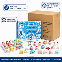 Jouets Squishy de Noël Southpeak, Jouets Fidget, Calendrier de l'Avent, Cadeau OEM à Rebond Lent et Doux WS