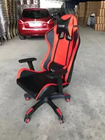 Chaises de bureau pour joueurs chaise d'ordinateur pour jeux vidéo bureau avec repose-pieds led