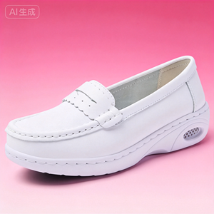 <span class=keywords><strong>Scarpe</strong></span> da Lavoro Estive in Pelle Microfibra Traspirante Bianche con Suola EVA <span class=keywords><strong>per</strong></span> Infermiere e <span class=keywords><strong>Medici</strong></span> da Donna - Product Image 6