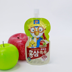 Sacchetto Stand-up Personalizzato con Logo e Forma Unica con Beccucci per Insalata 300mm Prodotto per Confezionamento di Succhi e Bevande - Product Image 3