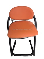 Tabourets de chaise de bar nordiques modernes à carreaux en cuir synthétique utilisés commerciaux pour les repas d'hôtel