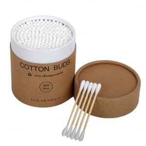 Bâtonnets de coton en bambou à double embout, écologiques, biodégradables, pour le nettoyage des oreilles, du nez et des yeux, démaquillant, bâtonnets multifonctionnels - Product Image 3