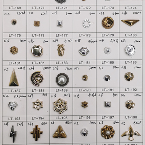 2025 thời trang giày nhựa túi trang trí phụ kiện da đinh tán Punk quần áo tùy chỉnh đinh tán - Product Image 3