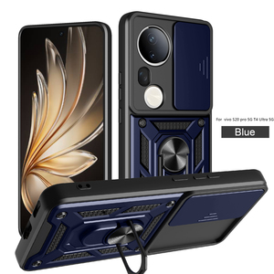 Vivo S20 Pro Trường Hợp Cyberpunk Công Nghệ Phong Cách Với Trượt Máy Ảnh Bìa & Magnetic Xe Chủ - Product Image 3