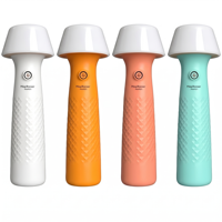 Lampe LED d'urgence MagiBazaar, torche portable légère, lumière chaude et froide, forme champignon, étanche IP65, 250 lumens, pour intérieur/extérieur