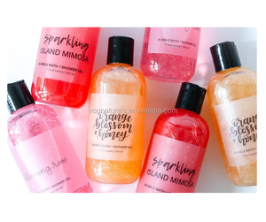 Bubble Bath Label Pribadi + Shower Gel Melawan Jerawat, Menenangkan Eksim dan Kulit Iritasi Kering, Sulfat dan Paraben - Product Image 1