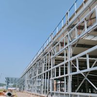 Galpon Prefabricado de Metal Taller Prefabricado de Acero Industrial Estructura Almacén Prefabricado