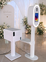 Support de photomaton en métal réglable compatible avec divers modèles d'iPad
