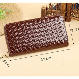 Portefeuille en cuir pour femme, nouveau design, petit format, motif PU, porte-cartes personnalisé avec logo, pour voyage - Product Image 4