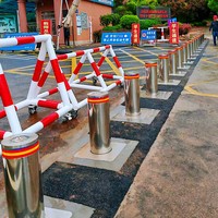 Poteaux de signalisation pour piétons, barrière automatique, application mobile, commande à distance intelligente, poteau de stationnement pour voitures