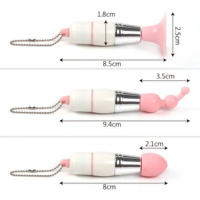 Ensemble de trois mini-vibromasseurs en forme de gourde, stimulateur féminin, baguette érotique de stimulation, produits pour adultes, 3-en-1