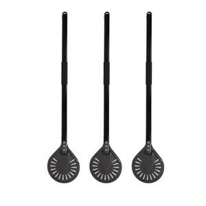 <span class=keywords><strong>Pala</strong></span> para Pizza Redonda de Aleación de Aluminio de 8 Pulgadas, Antiadherente, Perforada, <span class=keywords><strong>Pala</strong></span> para <span class=keywords><strong>Horno</strong></span> de Pizza, <span class=keywords><strong>Pala</strong></span> para Pastel con Mango de Metal Desmontable de 90 cm - Product Image 1