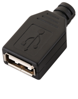 Prise USB Type C précâblée USB une prise femelle vers USB C prise femelle assemblage de câble accessoire de connecteur pratique