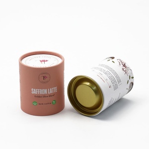 Envase de Cartón Biodegradable para Alimentos con Impresión Digital, Tubo Cilíndrico con Tapa de Aluminio - Product Image 6
