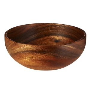 Bol à Fruits en bois de 4 pièces, service en bois/articles de table en bois/bol à salade/bols à Fruits en bois uniques - Product Image 2