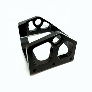 OEM CNC xay đen anodized nhôm phức tạp cutout khung hình học với tích hợp gắn giao diện - Product Image 2