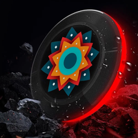 Disque volant lumineux à LED Disque frisbeed rechargeable Étanche pour l'extérieur pour la plage, le camping et les jeux de pelouse.