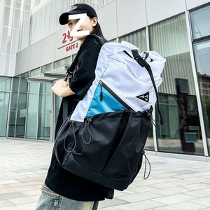 Large Capacity <b>Waterproof</b> <b>Backpack</b> 20 Inches Adjustable Straps For Travel Hiking Outdoor Unisex Splicing Design - Product Image 1